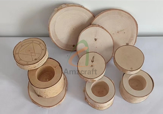 Original Birch Tree Wood Log Ring Pillow Gift Box Customized Dimension High Quality with Best Price