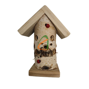 Birch Log Nest Box Natural Effect Handmade and Ecofriendly Insects Animal Pets House Customized