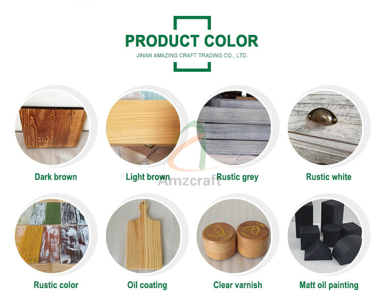 wooden crafts finish colors from Jinan amazing craft