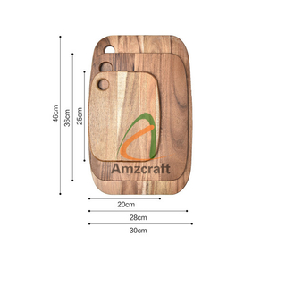 Quality Acacia Wood Chopping Board Food Cheese Cutting Board Customized Wholesale Price