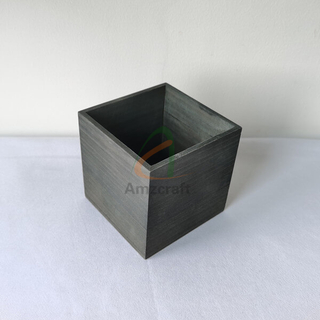 Wholesale Rustic Gray Wood Tabletop Decorative Holder Box Small Size Organizer