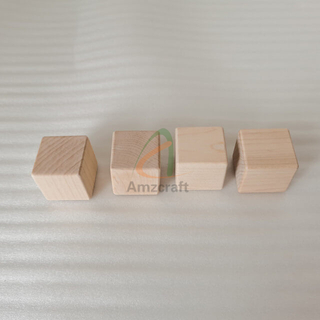 Maple Wood Cubes Blocks Natural Sanding Color Handmade Wholesale