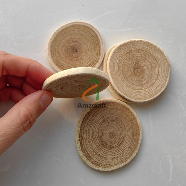 Wholesale Tree Disc Slice Without Tree Bark Small Size for Kids Craft 3.5-12CM