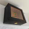 Best Quality Brown Spanish Cedar Solid Wood Cigar Tobacco Gift Box with Humidifier Compartments Handmade Lacquer Technique