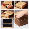 Best Quality Brown Spanish Cedar Solid Wood Cigar Tobacco Gift Box with Humidifier Compartments Handmade Lacquer Technique